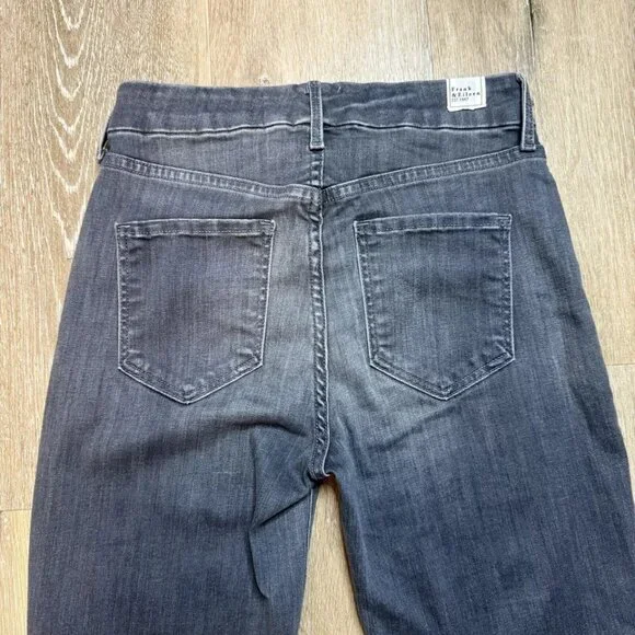 Frank and Eileen Sligo Jean Womens Size 24 Gray Frayed Skinny Stretch USA Ladies - Picture 3 of 14